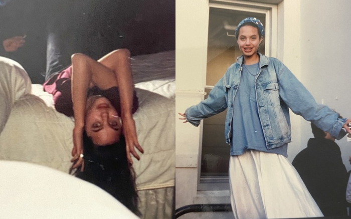 Tiết lộ ảnh thời trẻ nổi loạn của Angelina Jolie: Từng muốn là người quản lý tang lễ, học ướp xác và hay đến nghĩa trang Ảnh 2