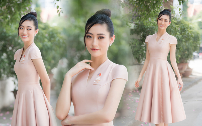 Hoa hậu Lương Thùy Linh đẹp thanh lịch tuyên truyền thông điệp cộng đồng ý nghĩa Ảnh 2