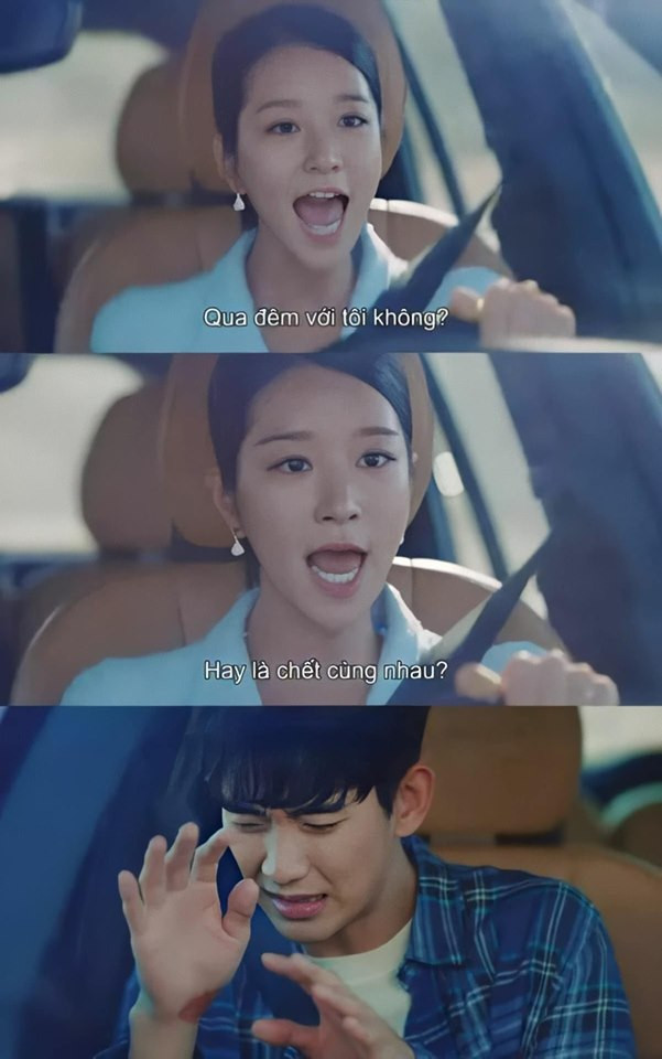 Moon Young đe dọa người ta đi hẹn hò với mình 