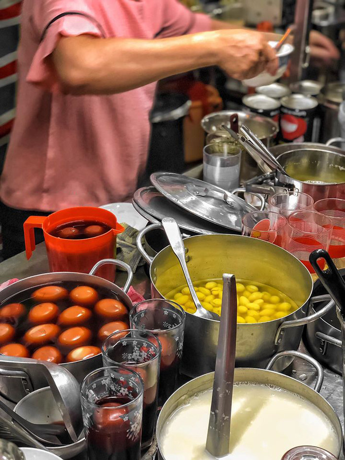 Quầy chè hấp dẫn