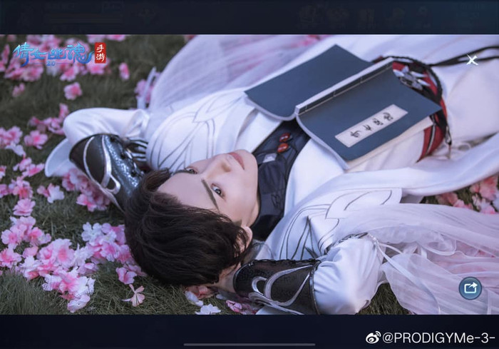 La Vân Hi tiếp tục hút hồn fans nữ với tạo hình đại ma đầu bạch phát hắc y trong Game Thiến nữ u hồn 2 Ảnh 8