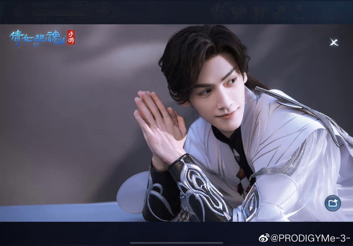 La Vân Hi tiếp tục hút hồn fans nữ với tạo hình đại ma đầu bạch phát hắc y trong Game Thiến nữ u hồn 2 Ảnh 11