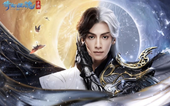 La Vân Hi tiếp tục hút hồn fans nữ với tạo hình đại ma đầu bạch phát hắc y trong Game Thiến nữ u hồn 2 Ảnh 2