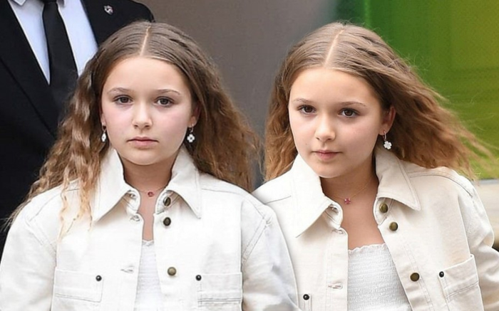 Hết lộ thân hình mũm mĩm, con gái David Beckham lại bị chê già chát với kiều tóc xoăn Ảnh 2