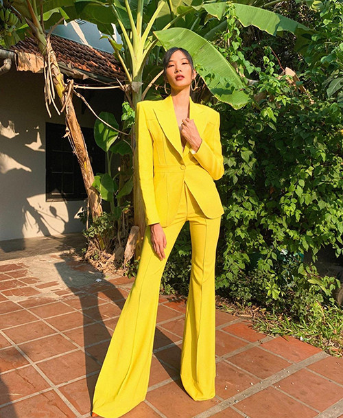 Nghiện màu chóe, Hoàng Thuỳ đi đến đâu là 'chặt đẹp' cả thiên hạ đến đó Ảnh 10