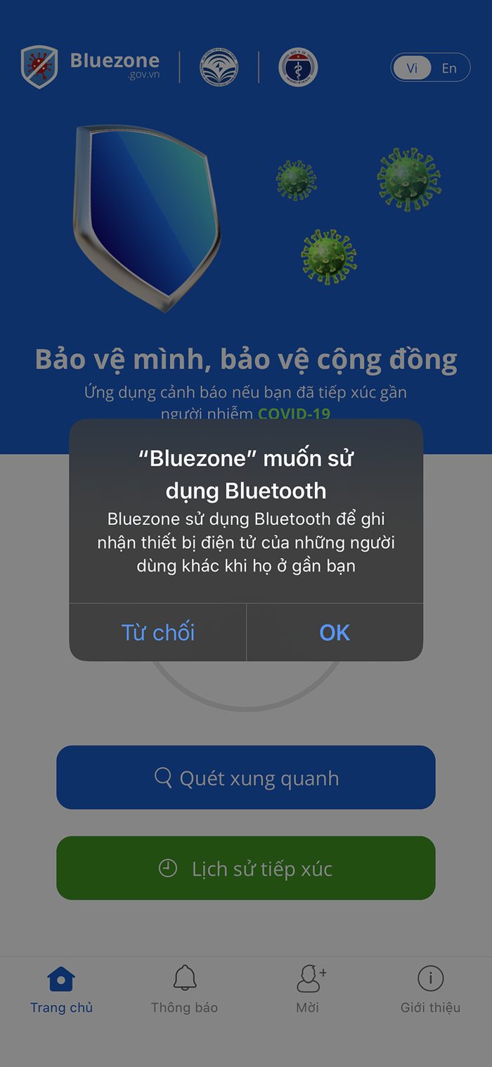 Dùng ngay Bluezone, ứng dụng giúp cảnh báo nguy cơ tiếp xúc người nhiễm COVID-19 Ảnh 6
