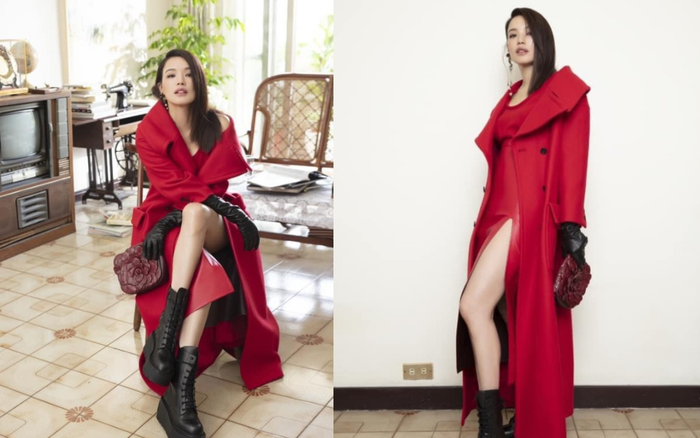 'Quả bom gợi cảm' Thư Kỳ tái xuất trong bộ đồ đỏ đẹp cạn lời Ảnh 2