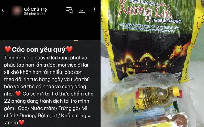 Dịch COVID-19 bùng phát trở lại, chủ trọ vừa động viên vừa tặng quà cho 22 phòng khiến giới sinh viên được dịp xuýt xoa: 'Đúng là chủ trọ người ta...' Ảnh 2