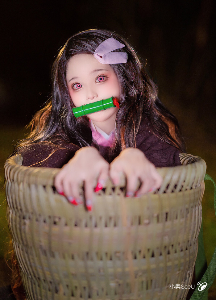 Kimetsu no Yaiba: Ngẩn ngơ trước vẻ dễ thương của nàng Nezuko trong màn hóa thân của coser Tiểu Nhu Ảnh 7