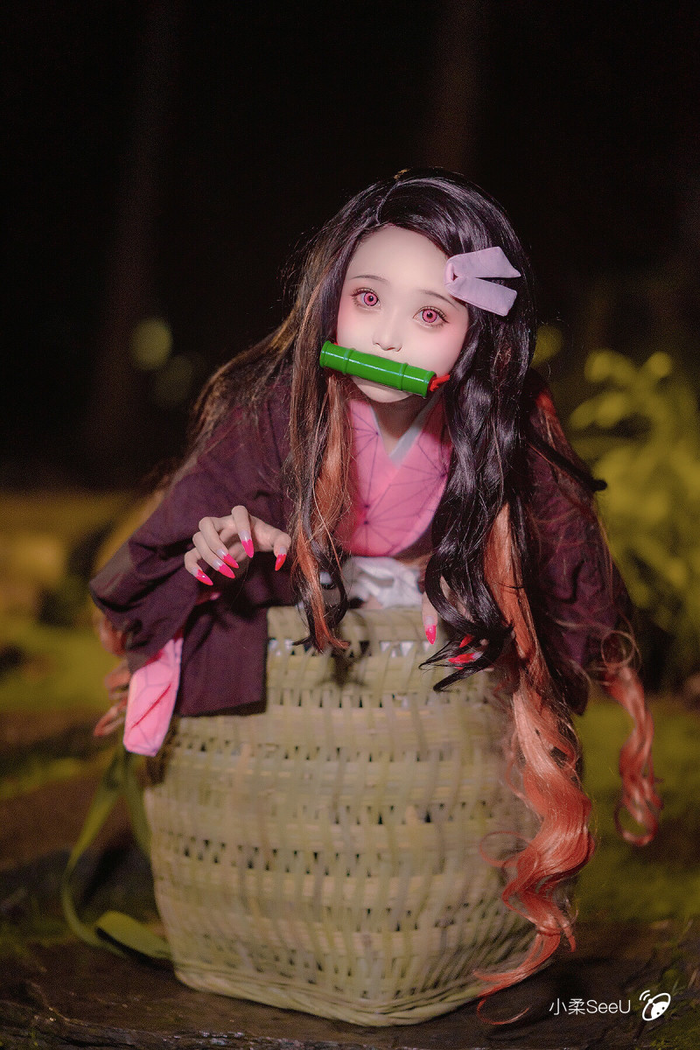 Kimetsu no Yaiba: Ngẩn ngơ trước vẻ dễ thương của nàng Nezuko trong màn hóa thân của coser Tiểu Nhu Ảnh 8