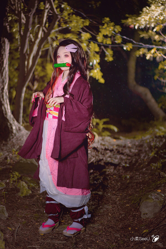 Kimetsu no Yaiba: Ngẩn ngơ trước vẻ dễ thương của nàng Nezuko trong màn hóa thân của coser Tiểu Nhu Ảnh 4