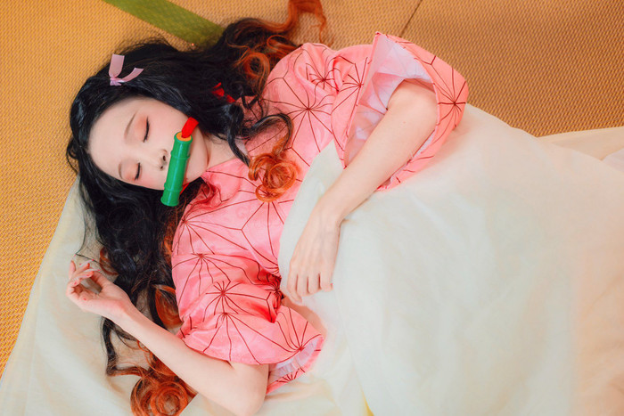 Kimetsu no Yaiba: Ngẩn ngơ trước vẻ dễ thương của nàng Nezuko trong màn hóa thân của coser Tiểu Nhu Ảnh 18