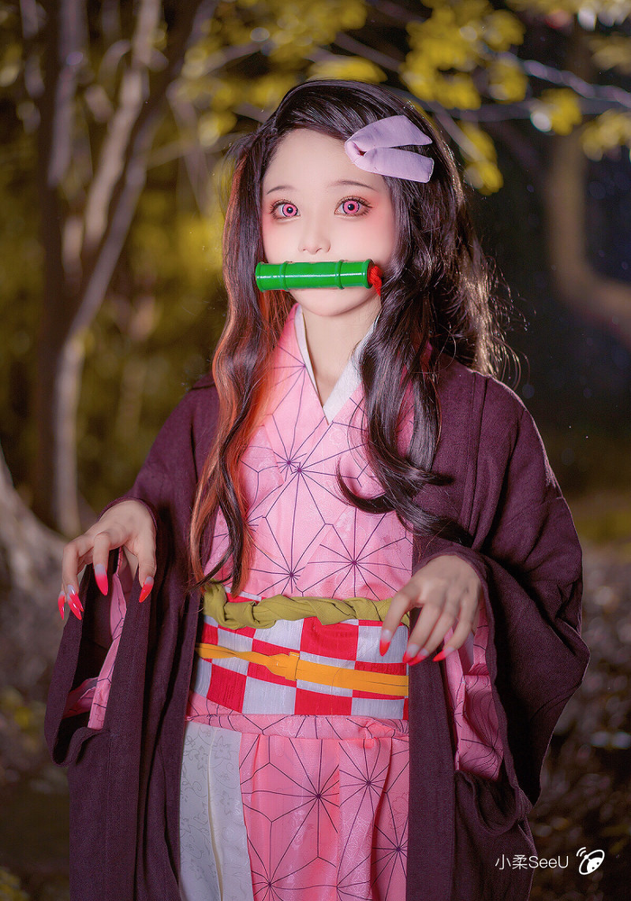 Kimetsu no Yaiba: Ngẩn ngơ trước vẻ dễ thương của nàng Nezuko trong màn hóa thân của coser Tiểu Nhu Ảnh 5