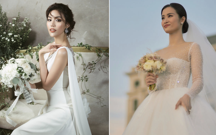 Bất ngờ khi bóc giá váy cưới của loạt mỹ nhân Việt: Khởi My rẻ giật mình, khủng nhất là Lan Khuê Ảnh 2