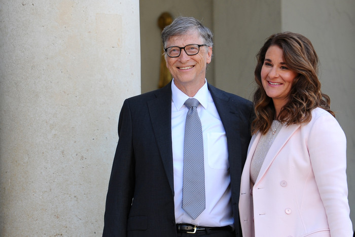 Tỷ phú Bill Gates cùng vợ - bà Melinda Gates. (Ảnh: Getty Images)