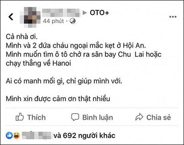 Tìm ô tô để rời khỏi Hội An (Quảng Nam) giữa mùa dịch, người phụ nữ bị cộng đồng mạng chỉ trích dữ dội Ảnh 4