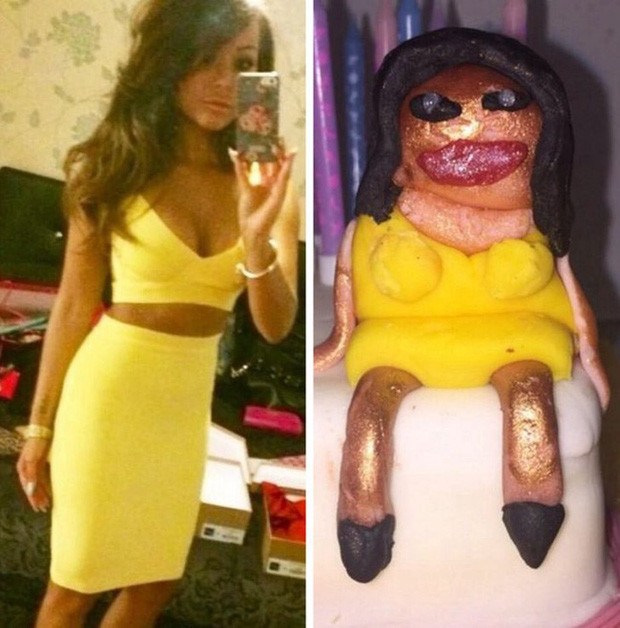 Tin tưởng tay nghề bạn thân, cô nàng nhờ làm bánh kem chân dung mình và nhận phải 'cái kết đắng' Ảnh 3