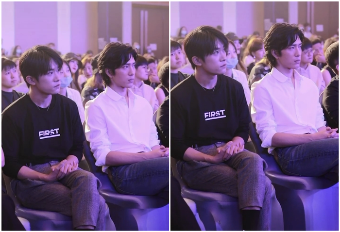 Chỉ nhìn nhau cười, Dịch Dương Thiên Tỉ và Tỉnh Bách Nhiên nắm tay nhau lên hot search Ảnh 14