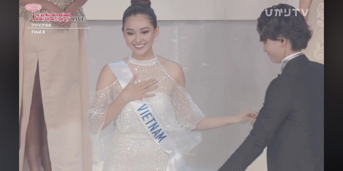 Người đẹp xuất sắc lọt Top 8 Miss International 2019.
