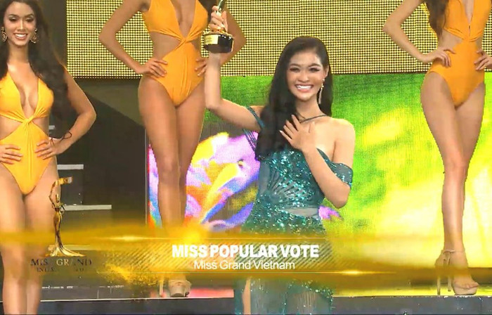Người đẹp xuất sắc có mặt trong danh sách Top 10 Miss Grand International 2019.