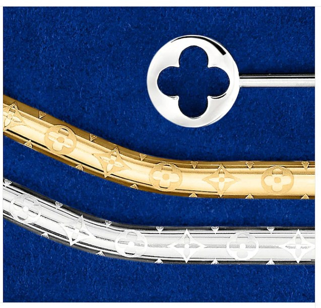 Các họa tiết của nhà mốt Pháp được khắc họa cẩn thận trên thân ống hút 