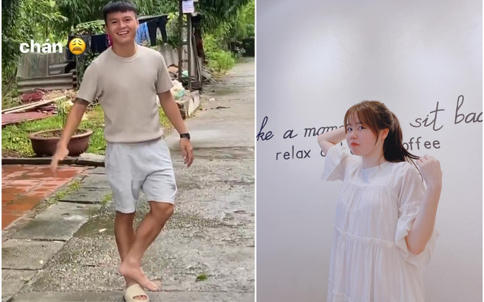 Check-in nhà bạn trai, Huỳnh Anh khoe clip cùng Quang Hải 'đại chiến' ném dép 'siêu lầy' Ảnh 2