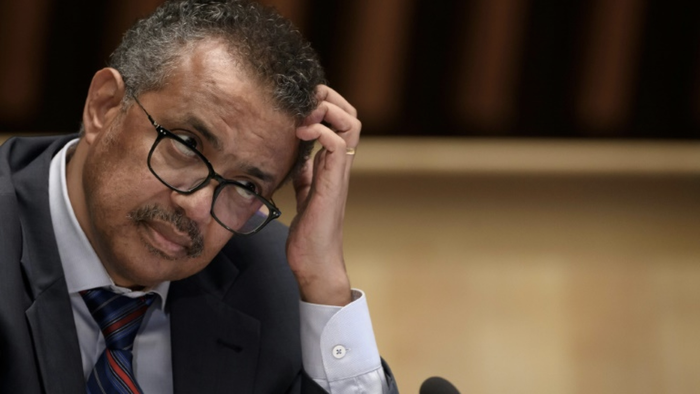 Lãnh đạo WHO - ông Tedros Adhanom Ghebreyesus, trong cuộc họp diễn ra tại Thuỵ Sĩ, tháng 7/2020. (Ảnh: Reuters)