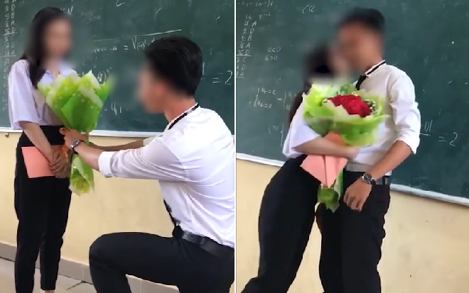 Màn tỏ tình cực dễ thương của nam sinh trước khi ra trường, hành động sau đó của cô gái khiến CĐM 'rụng tim' Ảnh 2