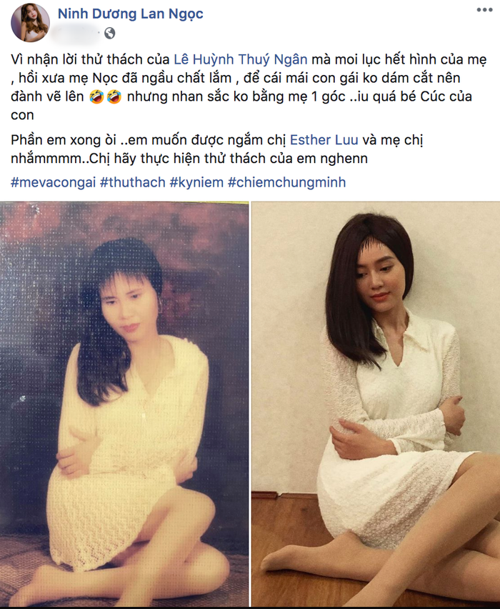 Thủy Tiên thực hiện thử thách 'Mẹ và con gái': Hình ảnh trật quẻ nhưng cư dân mạng đồng lòng 'ngả mũ' thán phục Ảnh 7