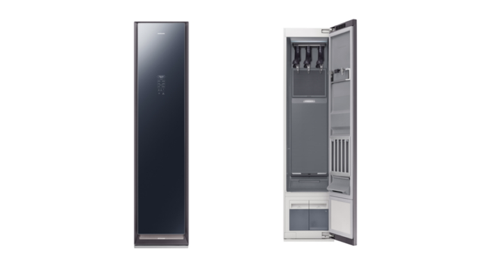 Tủ thông minh AirDresser sở hữu thiết kế Crystal Mirror, với mặt gương pha lê phía trước.