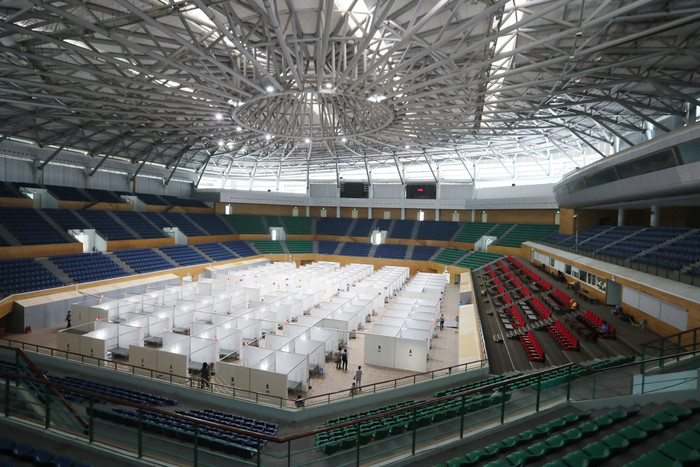 Bệnh viện dã chiến ở Đà Nẵng hoàn thành thần tốc chính thức được đưa vào vận hành, tiếp nhận bệnh nhân điều trị COVID-19 Ảnh 4