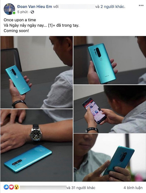 Ông Đoàn Văn Hiểu Em, Tổng Giám đốc Thế Giới Di Động úp mở trên Facebook cá nhân về sự trở lại của OnePlus.