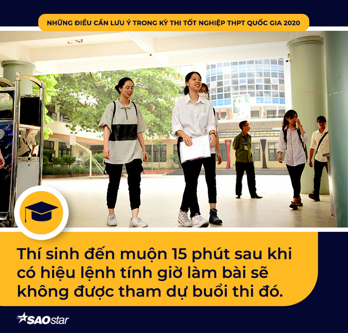 48 giờ đếm ngược trước kỳ thi tốt nghiệp THPT Quốc gia 2020: Những điều thí sinh cần đặc biệt lưu ý nếu không muốn bỏ lỡ Ảnh 8