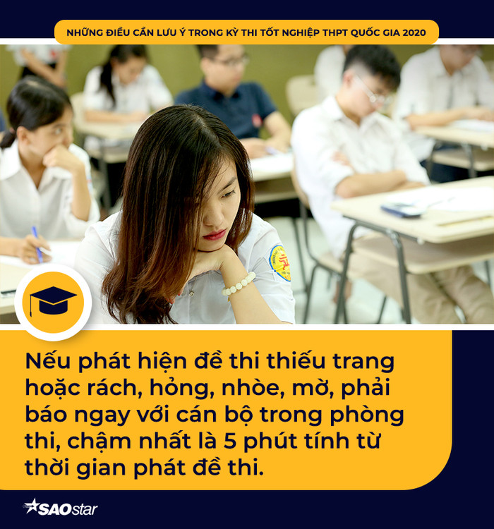 48 giờ đếm ngược trước kỳ thi tốt nghiệp THPT Quốc gia 2020: Những điều thí sinh cần đặc biệt lưu ý nếu không muốn bỏ lỡ Ảnh 10