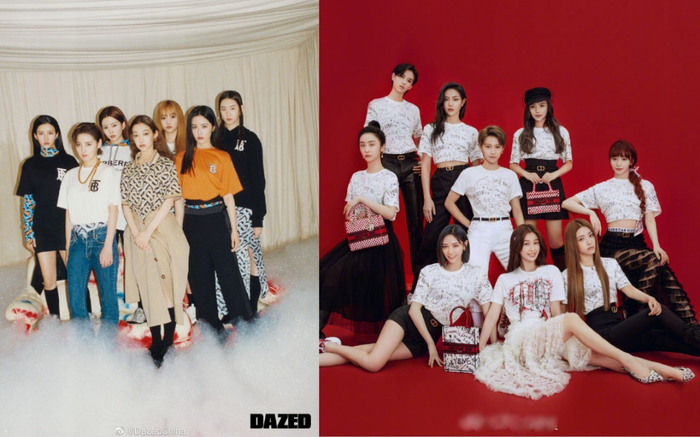 Đều là ảnh chụp bắt cận ánh mắt nhưng The9 được khen, Bonbon Girls 303 lại thấy thiếu gì đó Ảnh 2