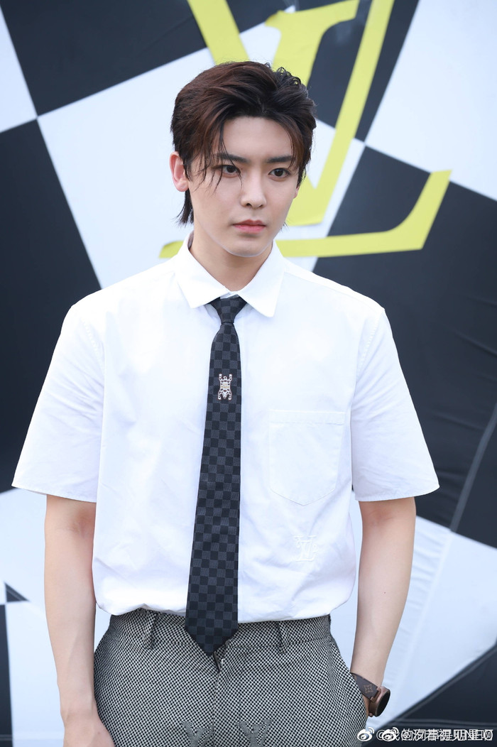 Thảm cỏ 'LV 2020': Ngô Diệc Phàm - Phạm Thừa Thừa sang chảnh, Chu Nhất Long gây sốt với kiểu tóc 'cún gặm' Ảnh 53