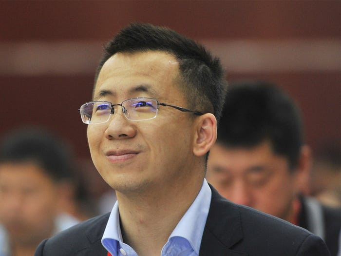 Ông Zhang Yiming, CEO ByteDance. Ảnh: Getty
