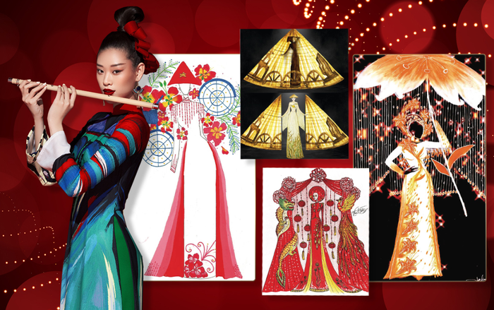 Khánh Vân 'tiếc đứt ruột' 10 mẫu áo dài đẹp đỉnh rớt khỏi Top 32: 'Thanh xuân' lỡ duyên, 'Đám cưới' mất cơ hội Ảnh 2