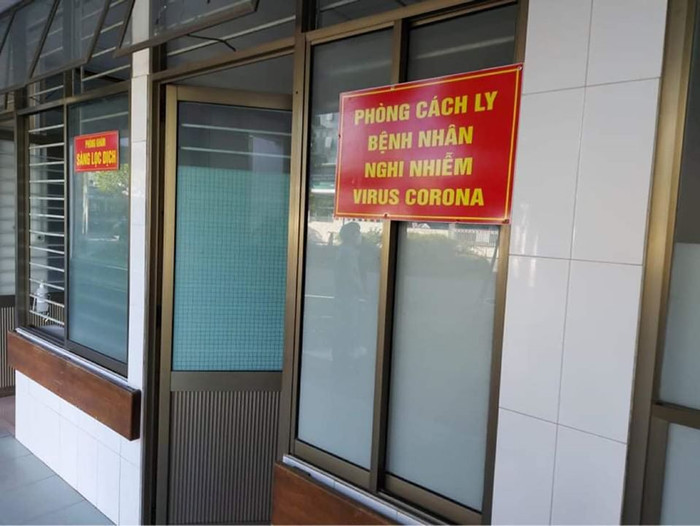 Phòng cách ly cho bệnh nhân nghi nhiễm COVID-19.