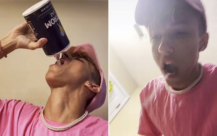 Thử thách chết người mang tên gọi &nbsp;#Salt Challenge cũng từng lan truyền với tốc độ nhanh chóng trên TikTok. (Ảnh: Internet)