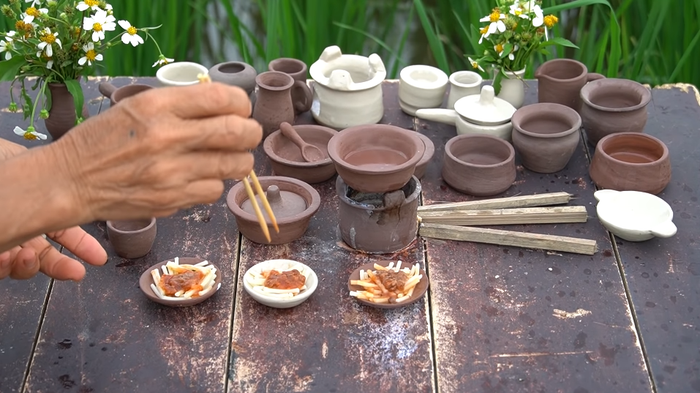 Món ăn ra lò trông cũng khá gì và này nọ