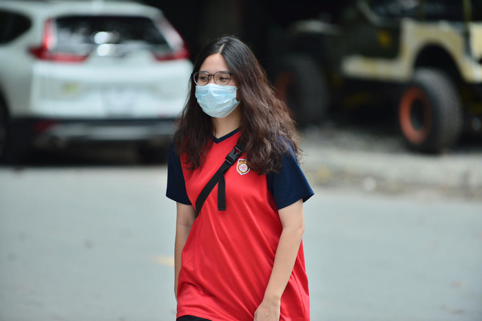 Lo lắng về tình hình dịch bệnh nên thí sinh nào cũng muốn nhanh chóng hoàn thành kỳ thi