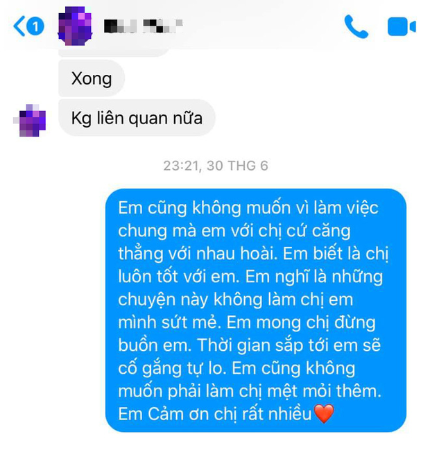Giữa ồn ào bị quản lý cũ 'tố' vô ơn, Hoài Sa khẳng định: 'Chị có giận thế nào, làm gì với em thì chị vẫn là một người bạn tốt của em!' Ảnh 8