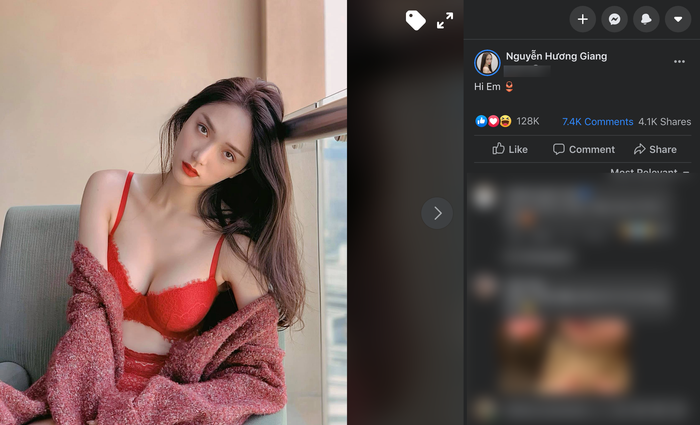 Hoa hậu Hương Giang khoe ảnh siêu gợi cảm đáp trả cô gái tung tin bị Matt Liu tán tỉnh.