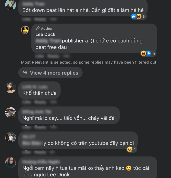 Sau chia sẻ của RichChoi nhiều fan cũng hiểu được lý do phần trình diễn của nam thí sinh bị mất là do bản quyền.