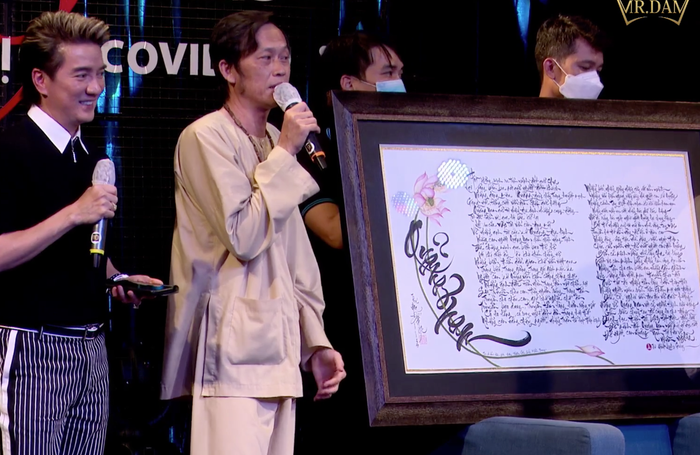 Bức thơ pháp của Hoài Linh được bán đấu giá với mới 700 triệu.&nbsp;