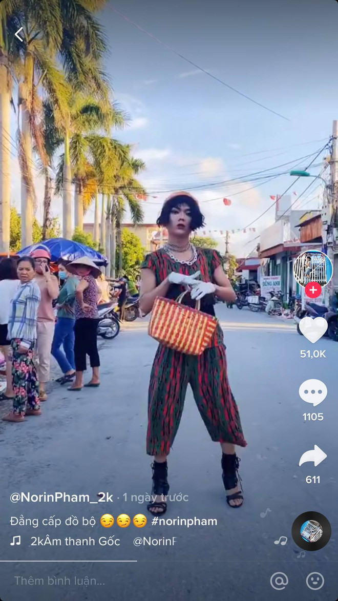 'Thánh chửi' Mèo Thoại khiến dân tình 'đứng hình' khi diện đồ bộ kết hợp phụ kiện sang chảnh chỉ để... đi chợ Ảnh 5