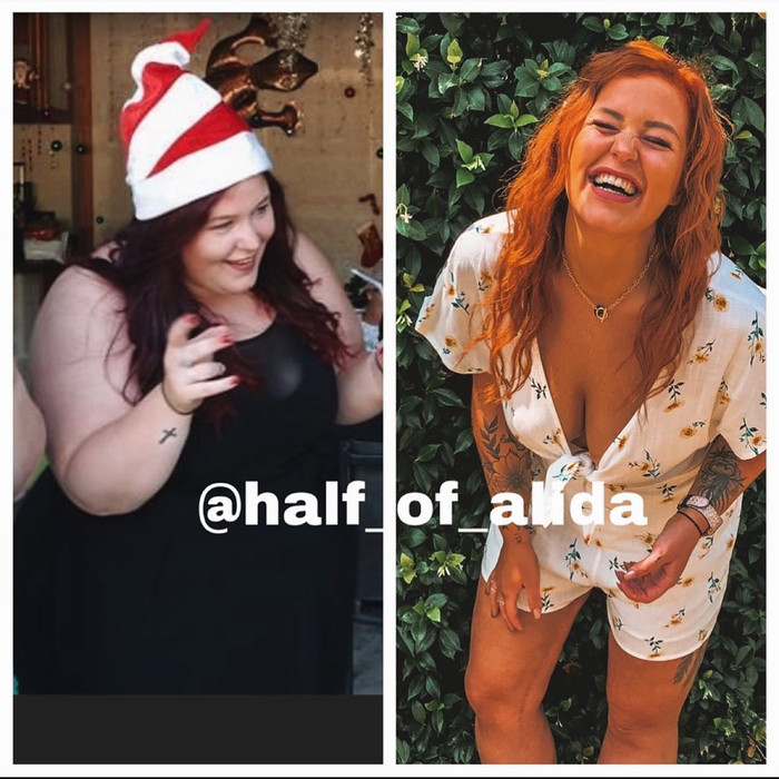 Nhìn vóc dáng của Alida hiện tại khó mà tin được cô từng nặng 145kg