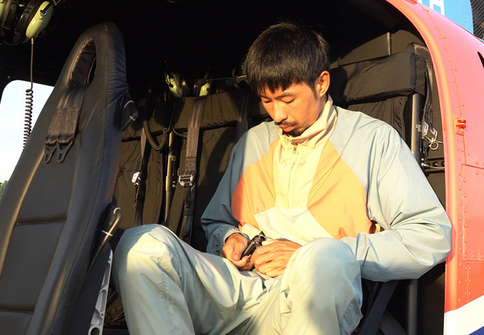 Hình ảnh nam rapper trong MV 'Trời hôm nay nhiều mây cực'