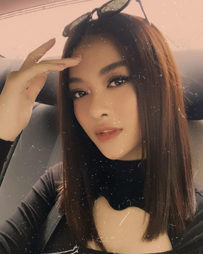 Á hậu Kiều Loan ghi điểm với phong cách sexy cá tính.